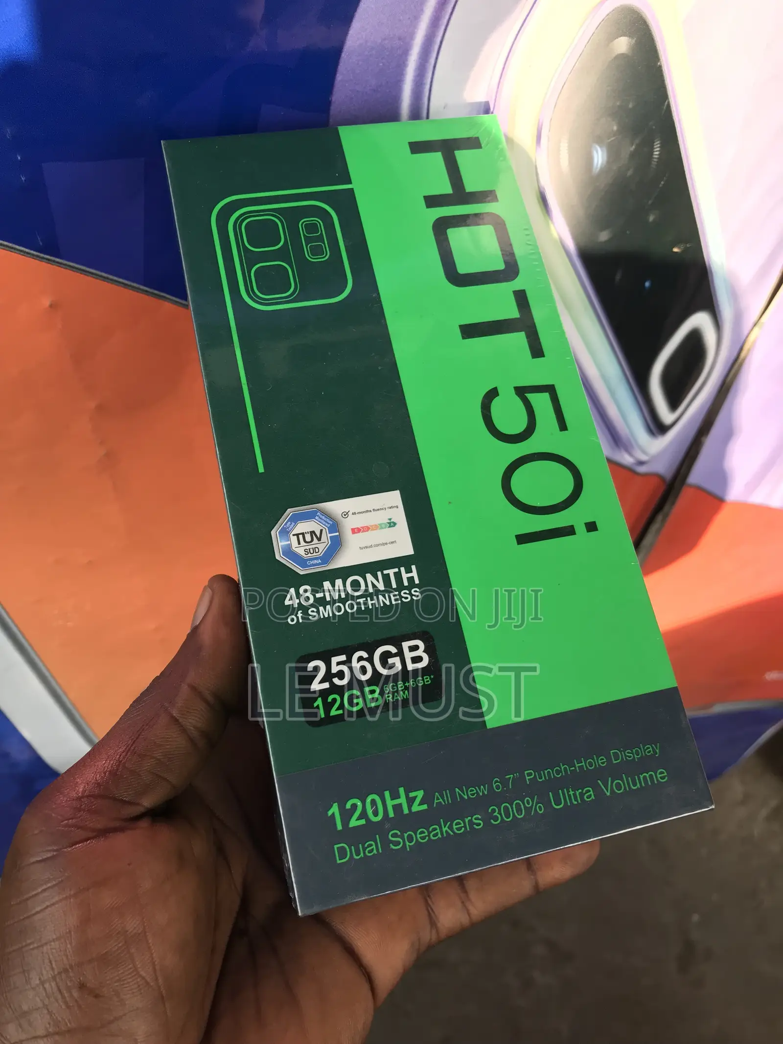 New Infinix Hot 50i 256 GB Blue