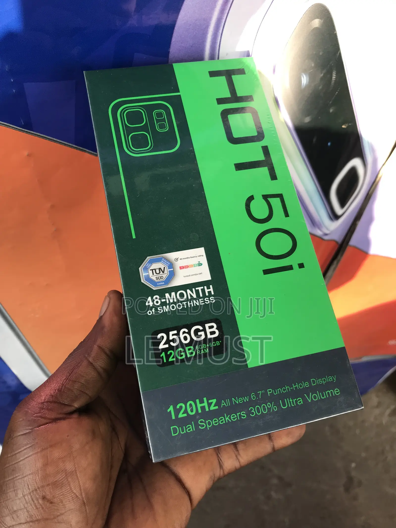New Infinix Hot 50i 256 GB Blue