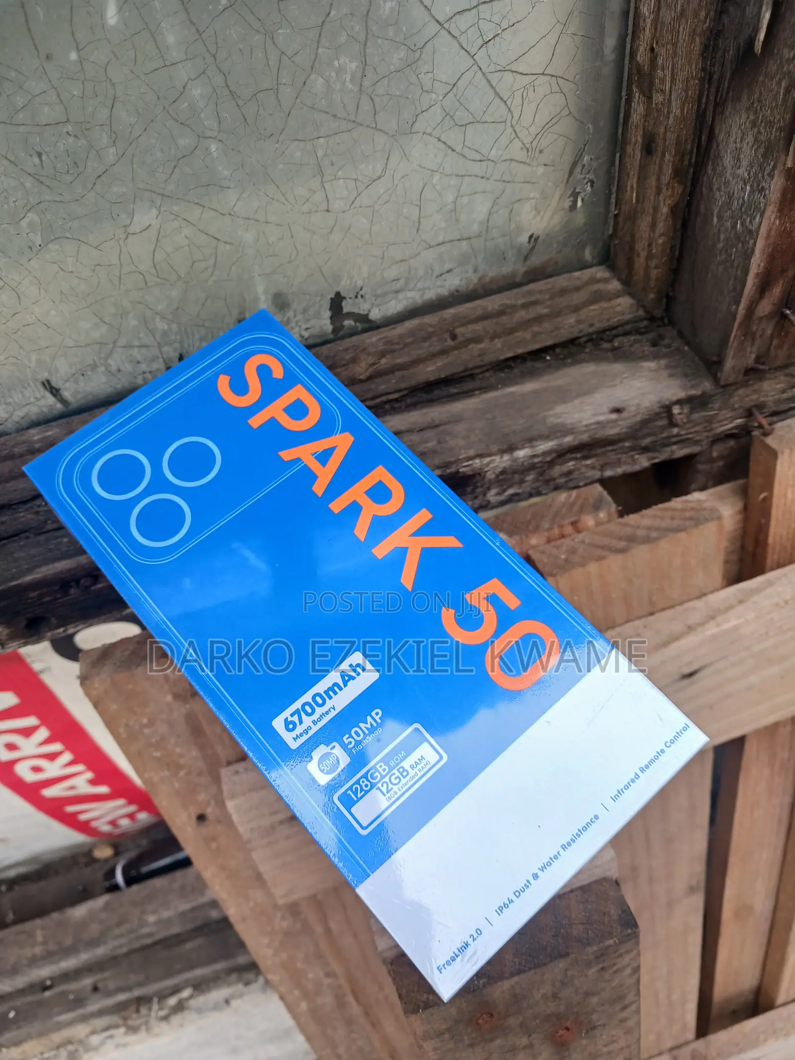 New Tecno Spark 50 128 GB Gray
