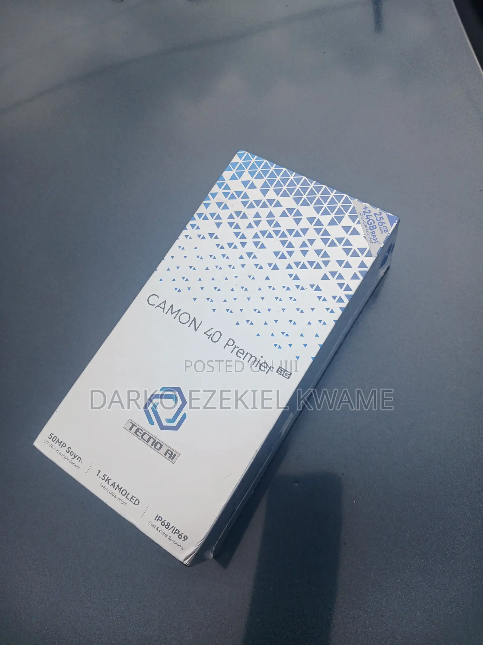 New Tecno Camon 40 Premier 256 GB Gray