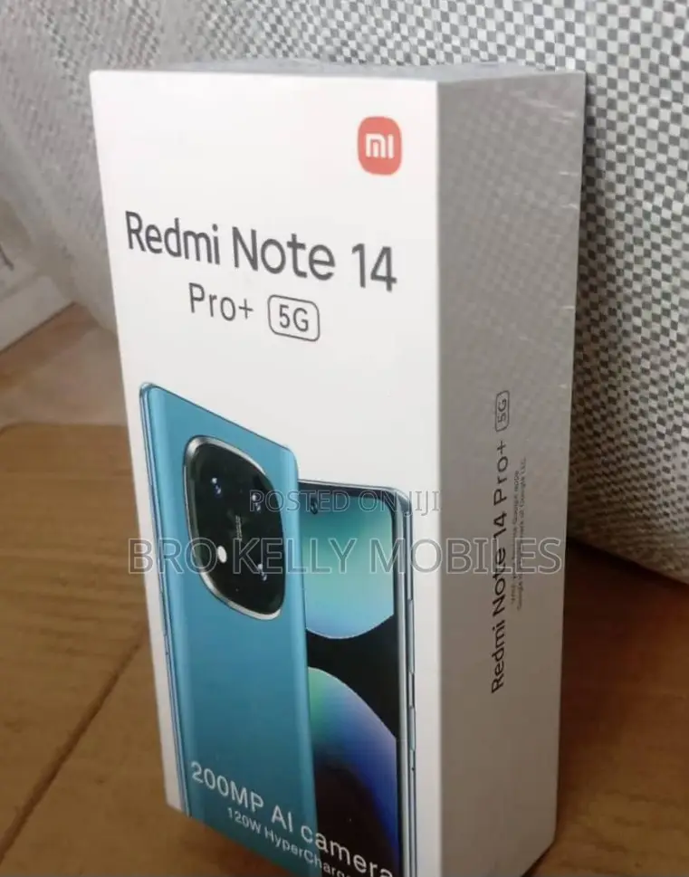New Xiaomi Redmi Note 14 Pro+ 5G 512 GB Black