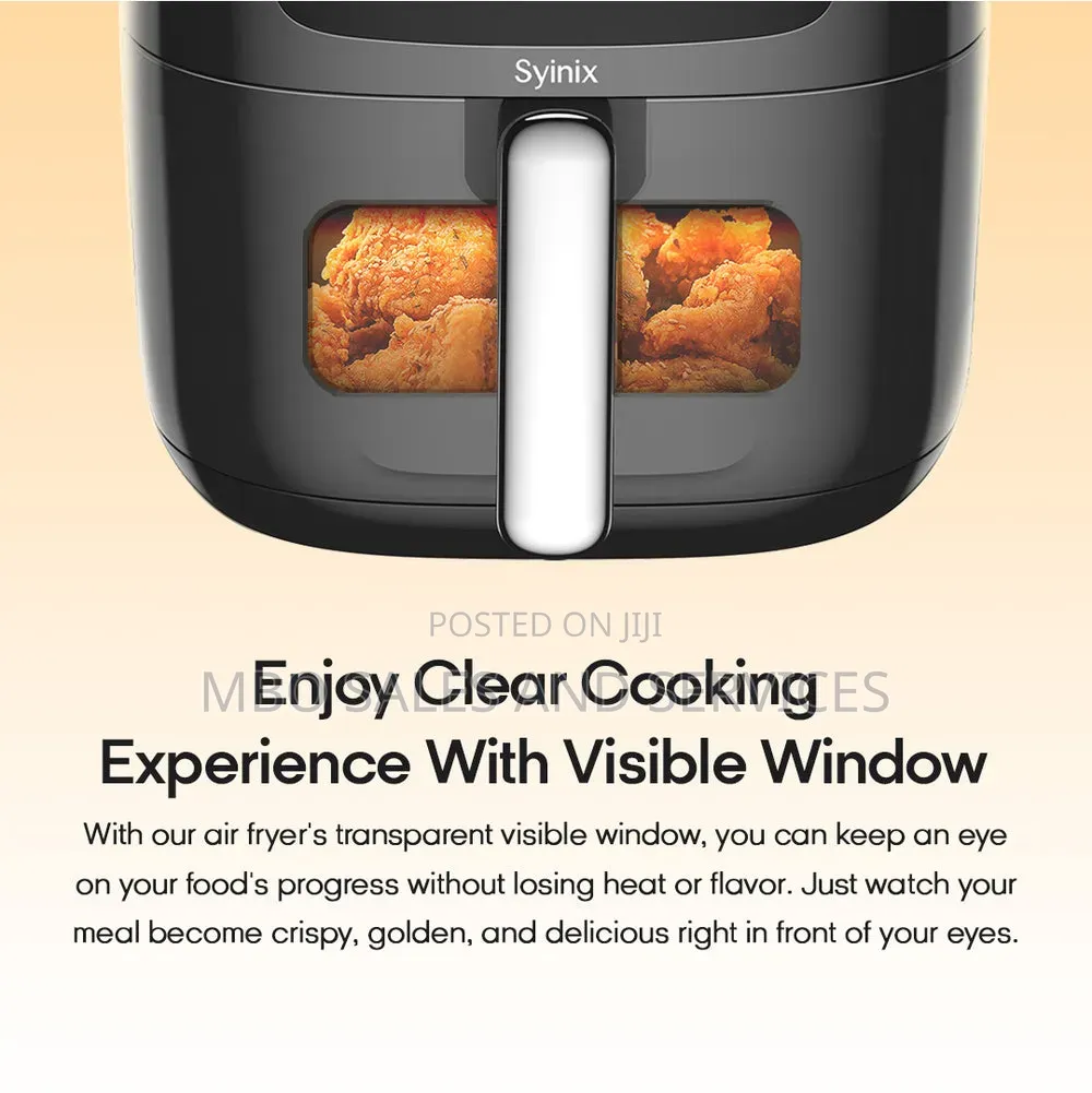 Syinix Digital Air FRYER 3D Heat Circulation Nonstick and Odor Free