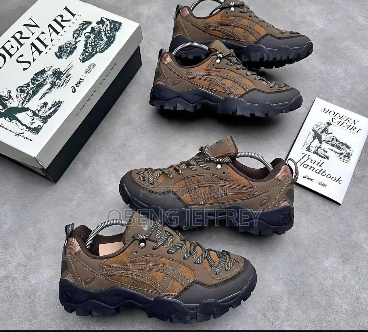 Original Asics Pickax Modern Safari Brown