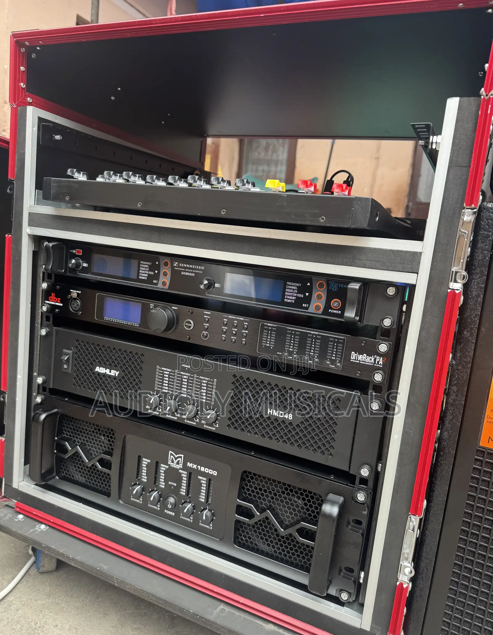 Full Set of Amplifier Rack ( 4-Channel Bass and Mid With PA2 )