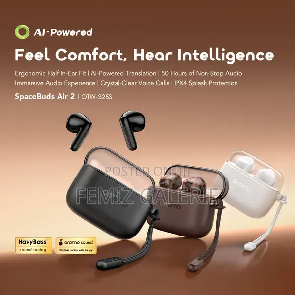 Oraimo SpaceBuds Air 2 Earbuds With Smart Translation