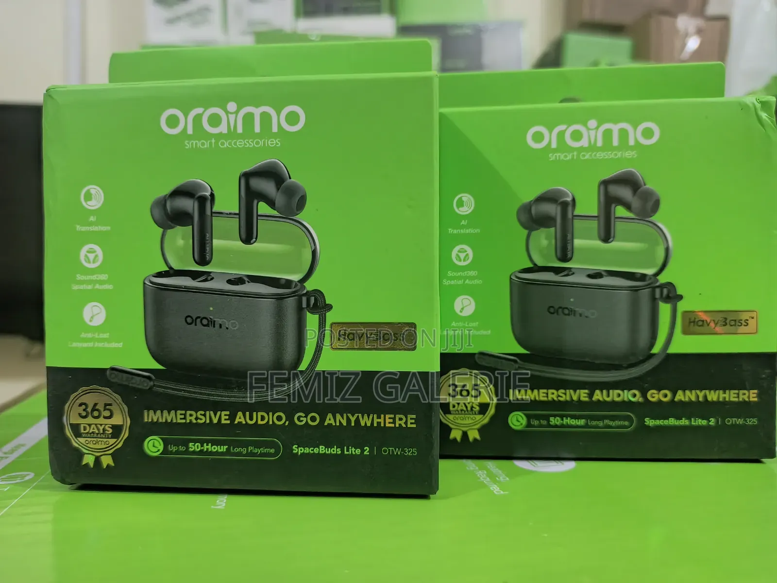 Oraimo SpaceBuds Lite 2 Immersive Portable True Wireless Earbuds