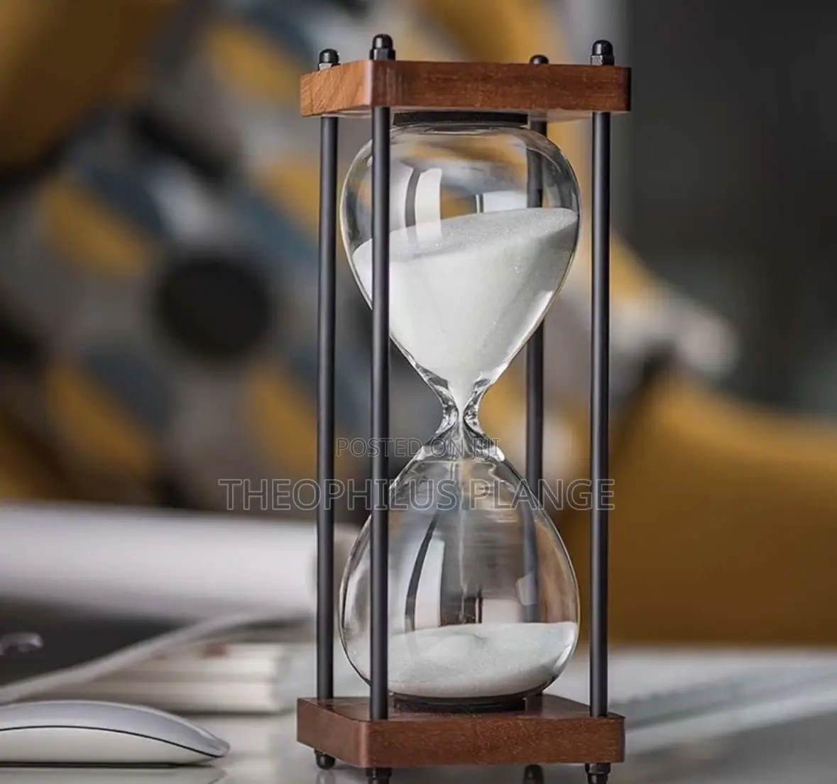 Hourglass Sand Timer. Table Decor