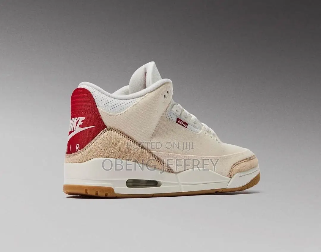 Original Levi’s Air Jordan 3 Light Brown