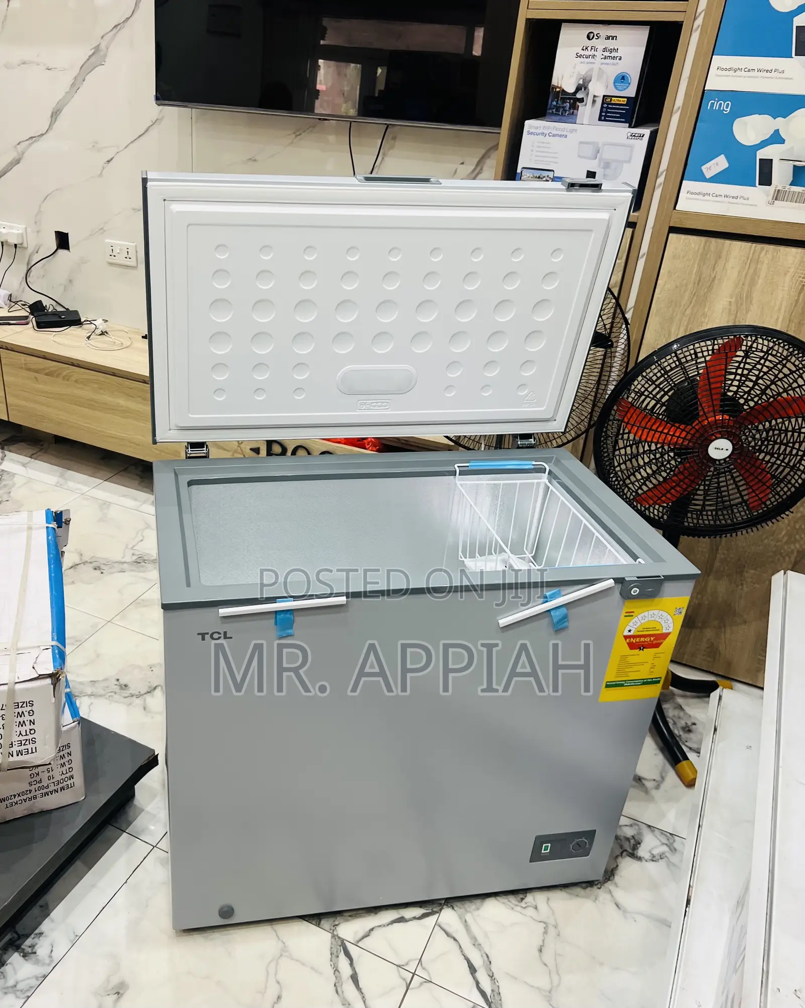 Choose TCL Single Door Electric Chest Freezer(Gray)200Liters