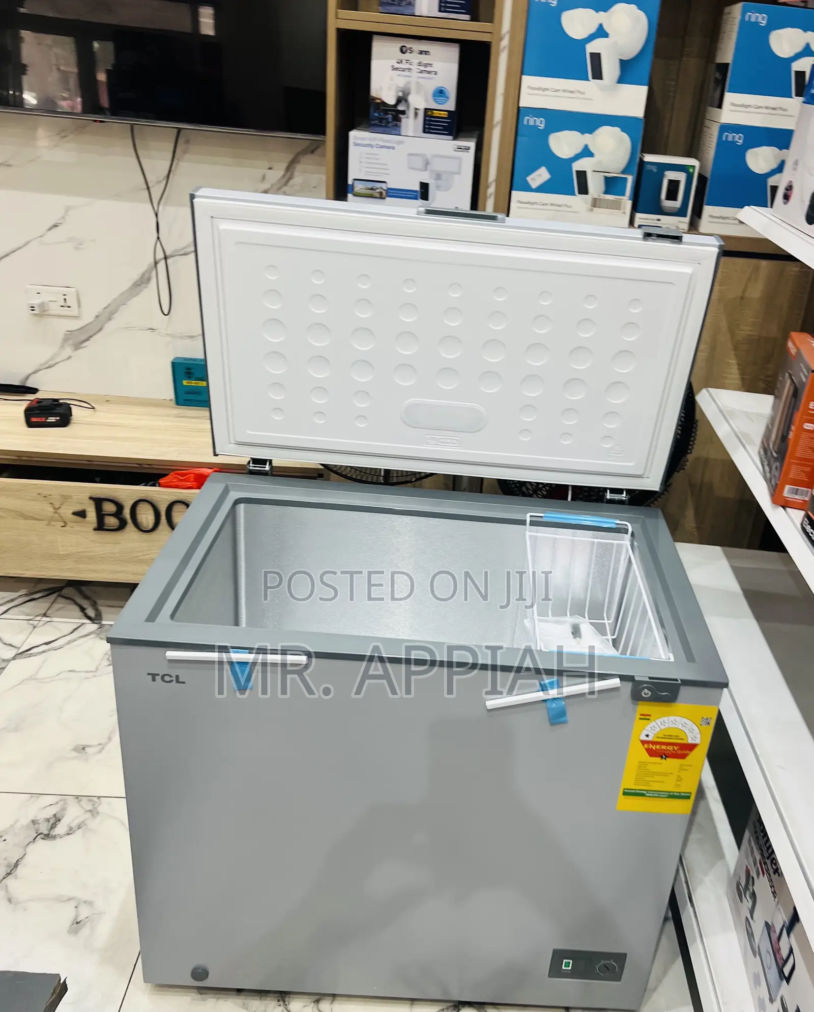 Check Out TCL Single Door Electric Chest Freezer(Gray) 