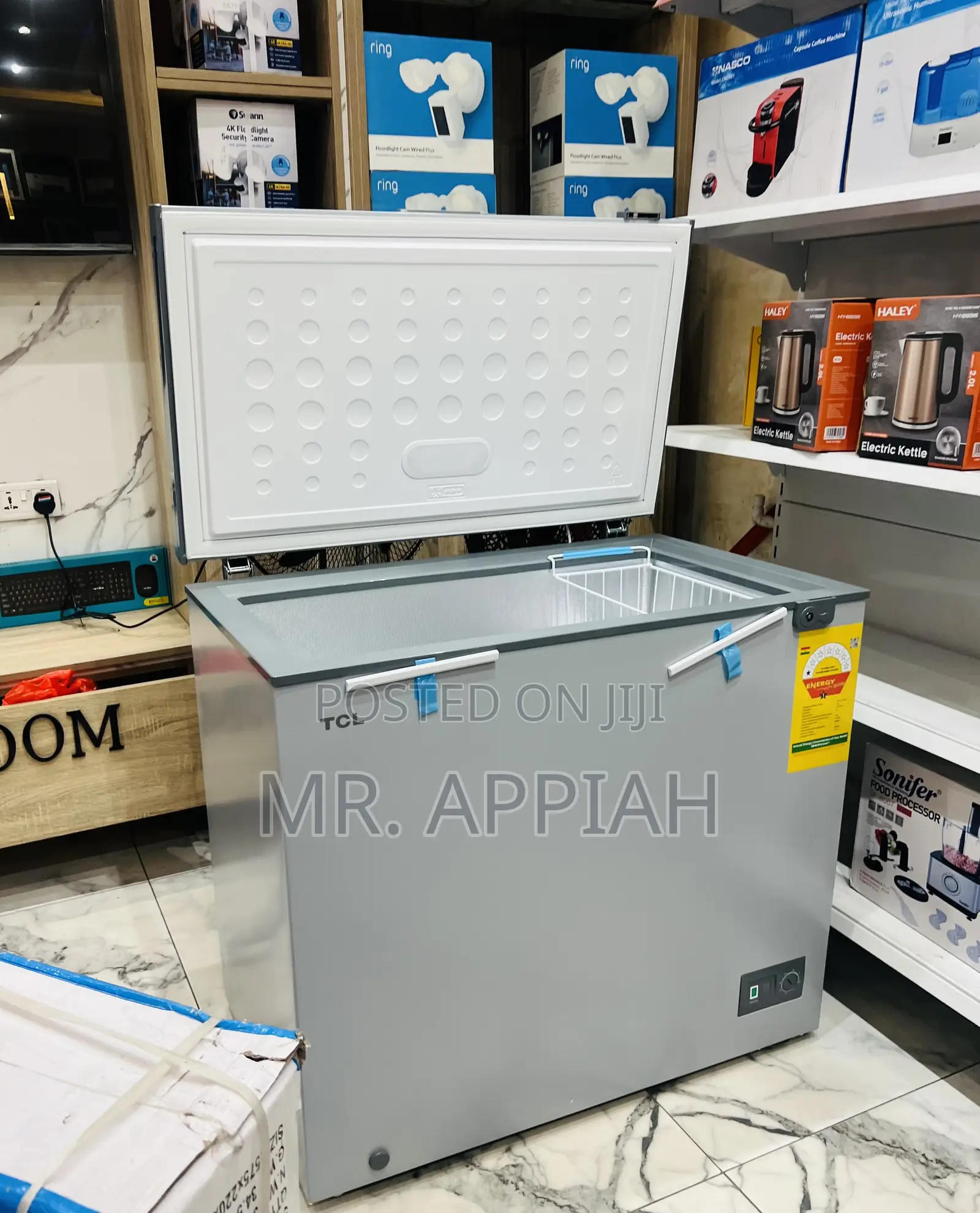 Check Out TCL Single Door Electric Chest Freezer(Gray) 
