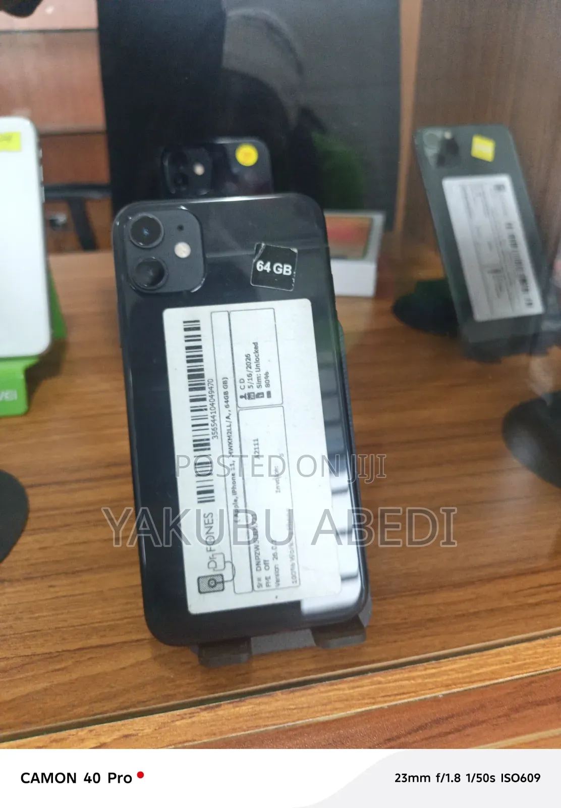 Apple iPhone 11 64 GB Black