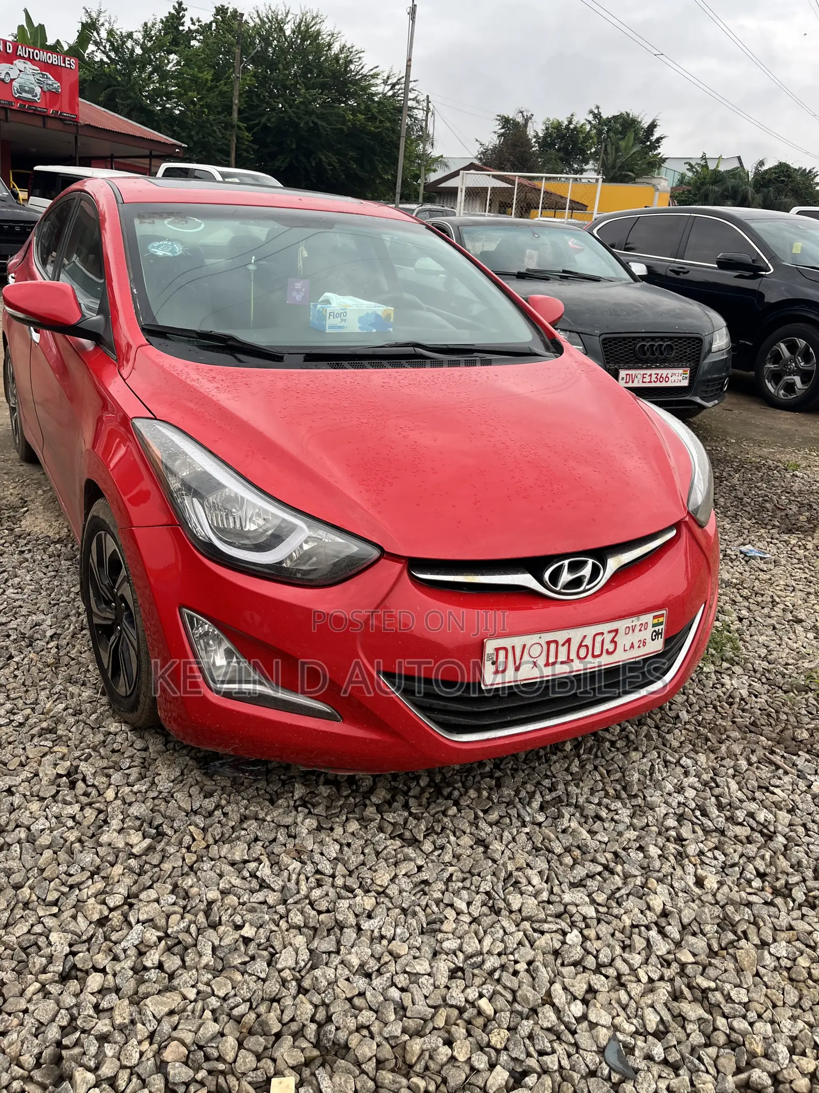 Hyundai Elantra Limited 4dr Sedan (1.8L 4cyl 6A) 2014 Red