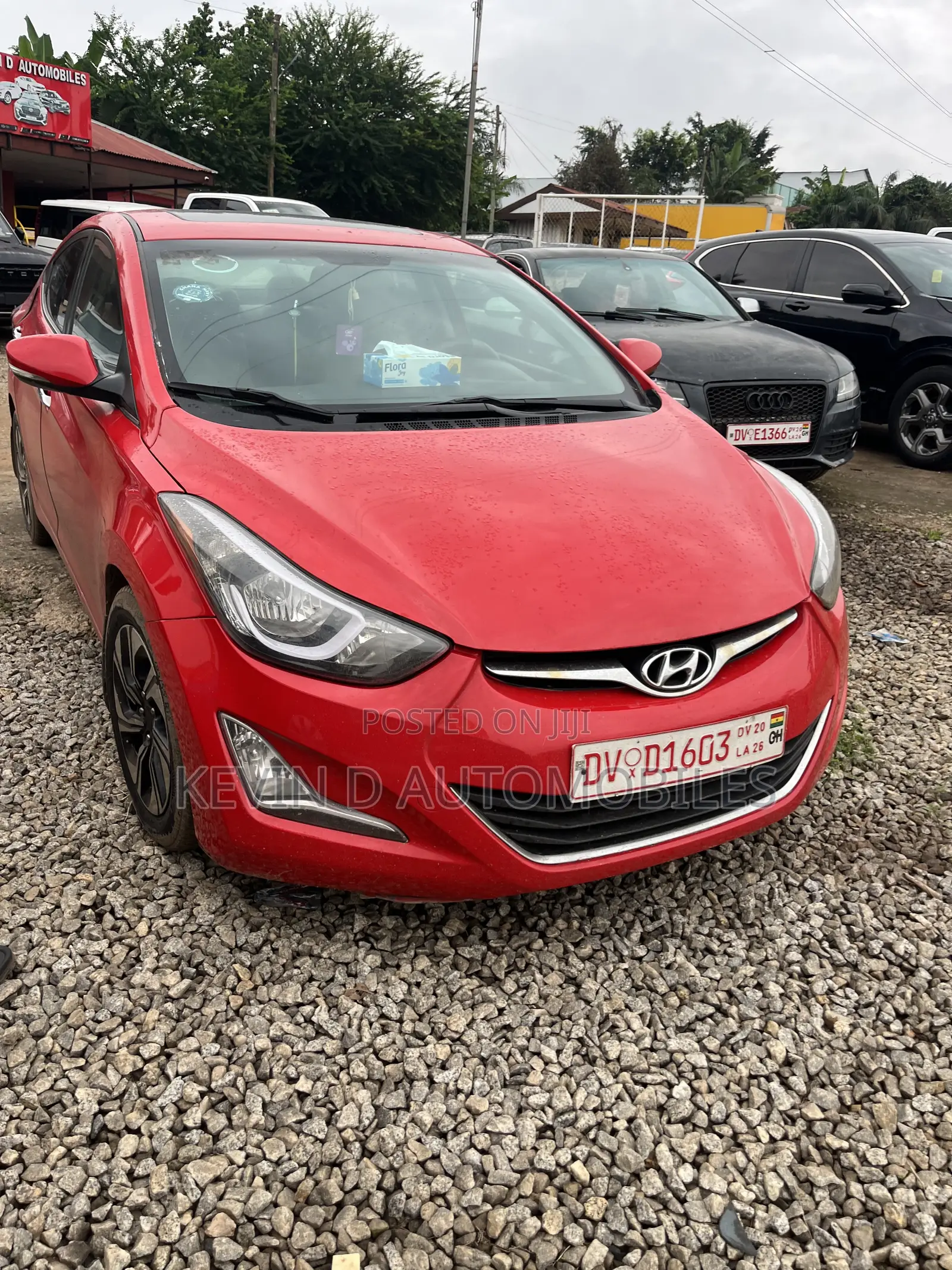 Hyundai Elantra Limited 4dr Sedan (1.8L 4cyl 6A) 2014 Red