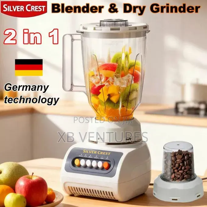 SILVER Crest CREST 1.5L Quality High Powerful Blender 2 in 1