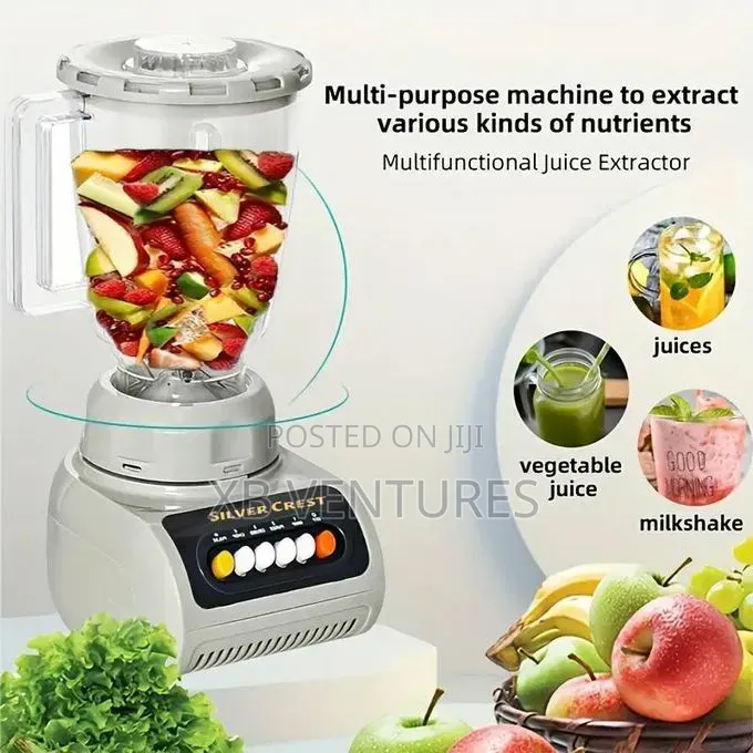 SILVER Crest CREST 1.5L Quality High Powerful Blender 2 in 1