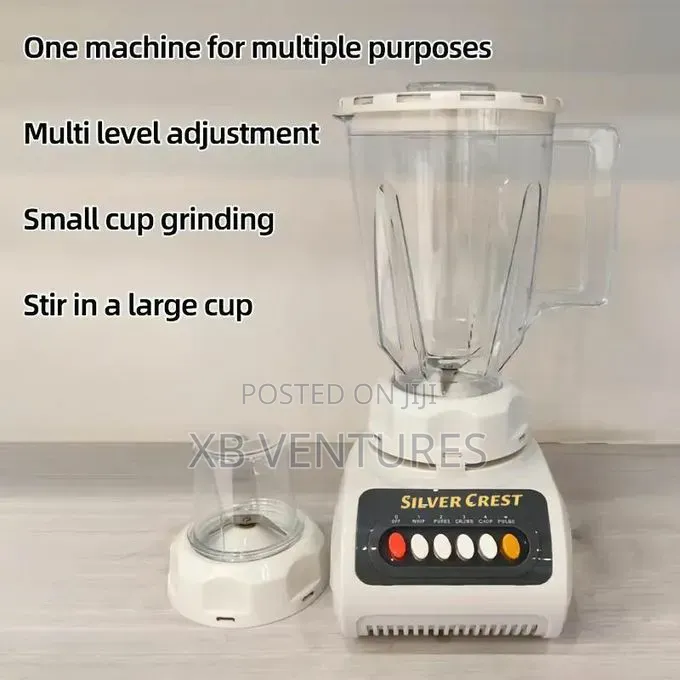 SILVER Crest CREST 1.5L Quality High Powerful Blender 2 in 1