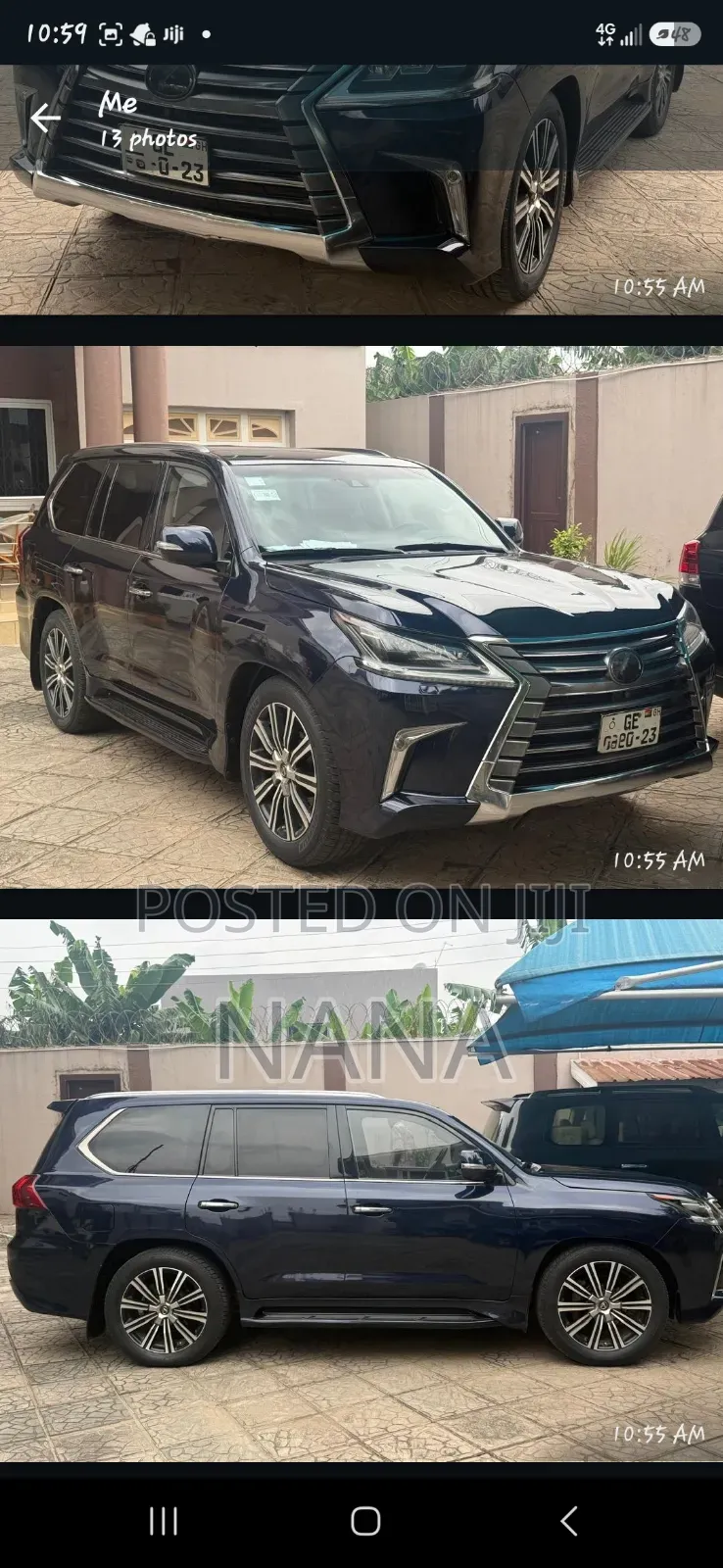 Lexus LX 2019 Blue