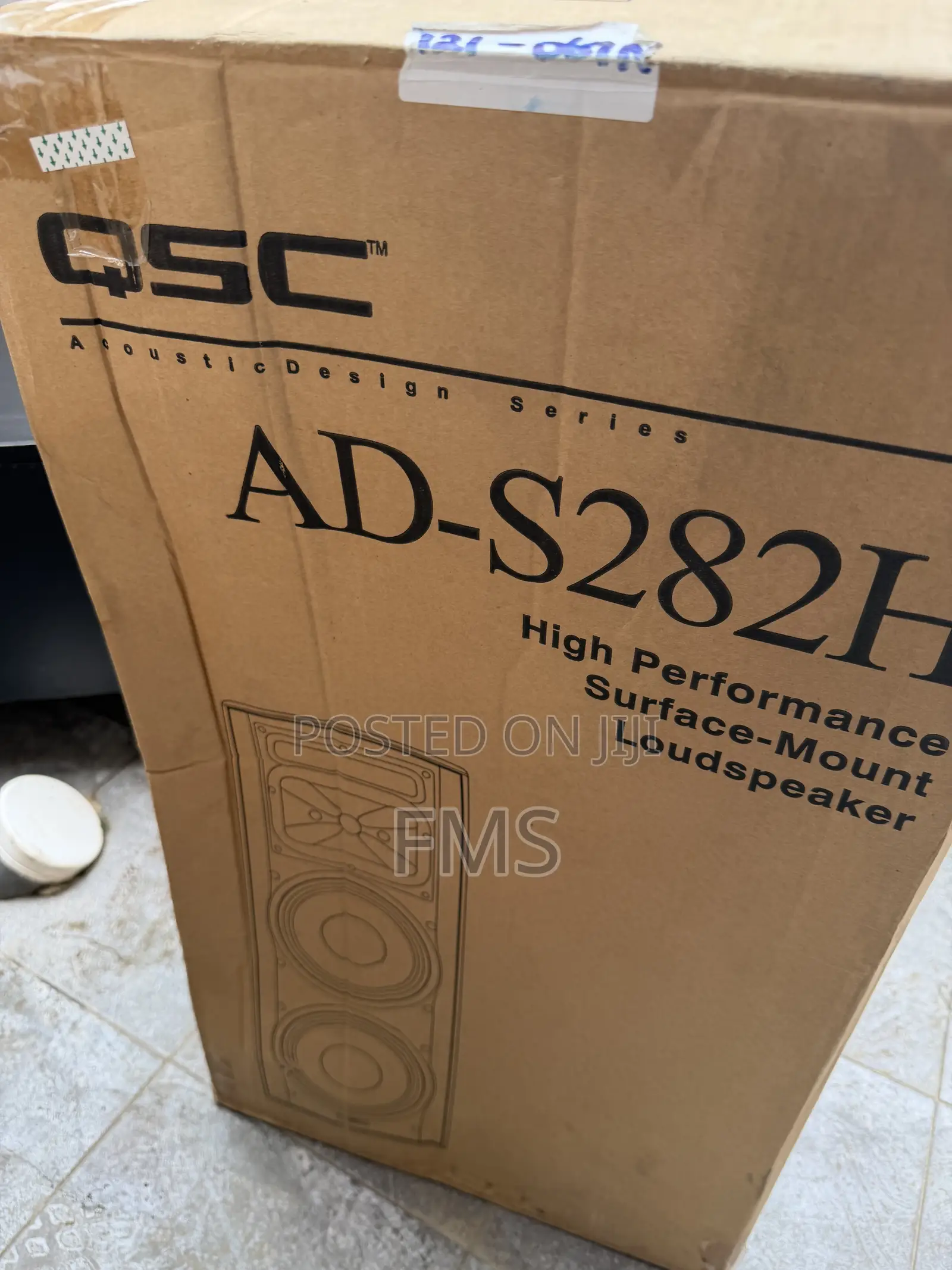 NEW QSC AD-S282H AcousticDesign Dual 8" Surface Loudspeaker White