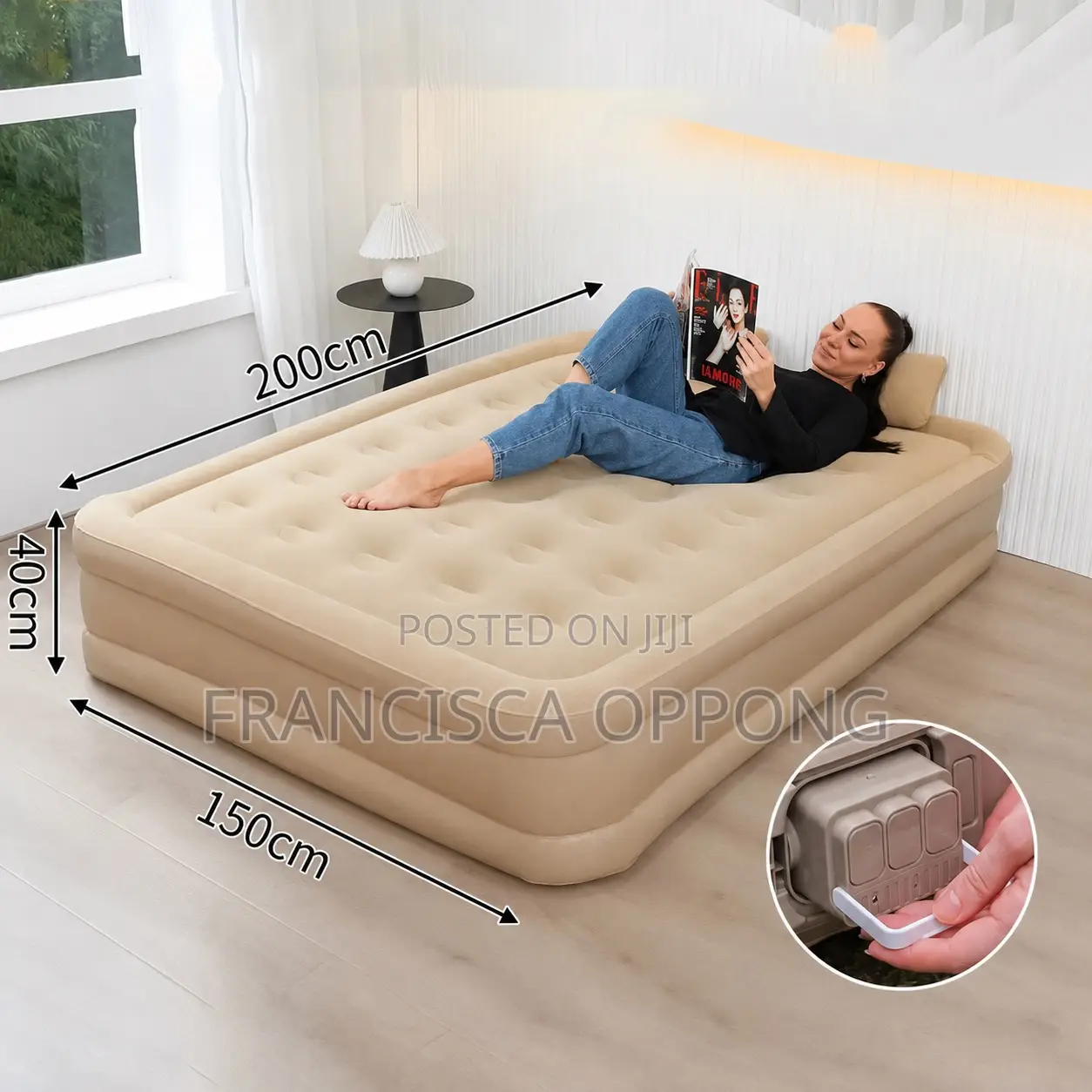 Inbuilt Mattress Double Size