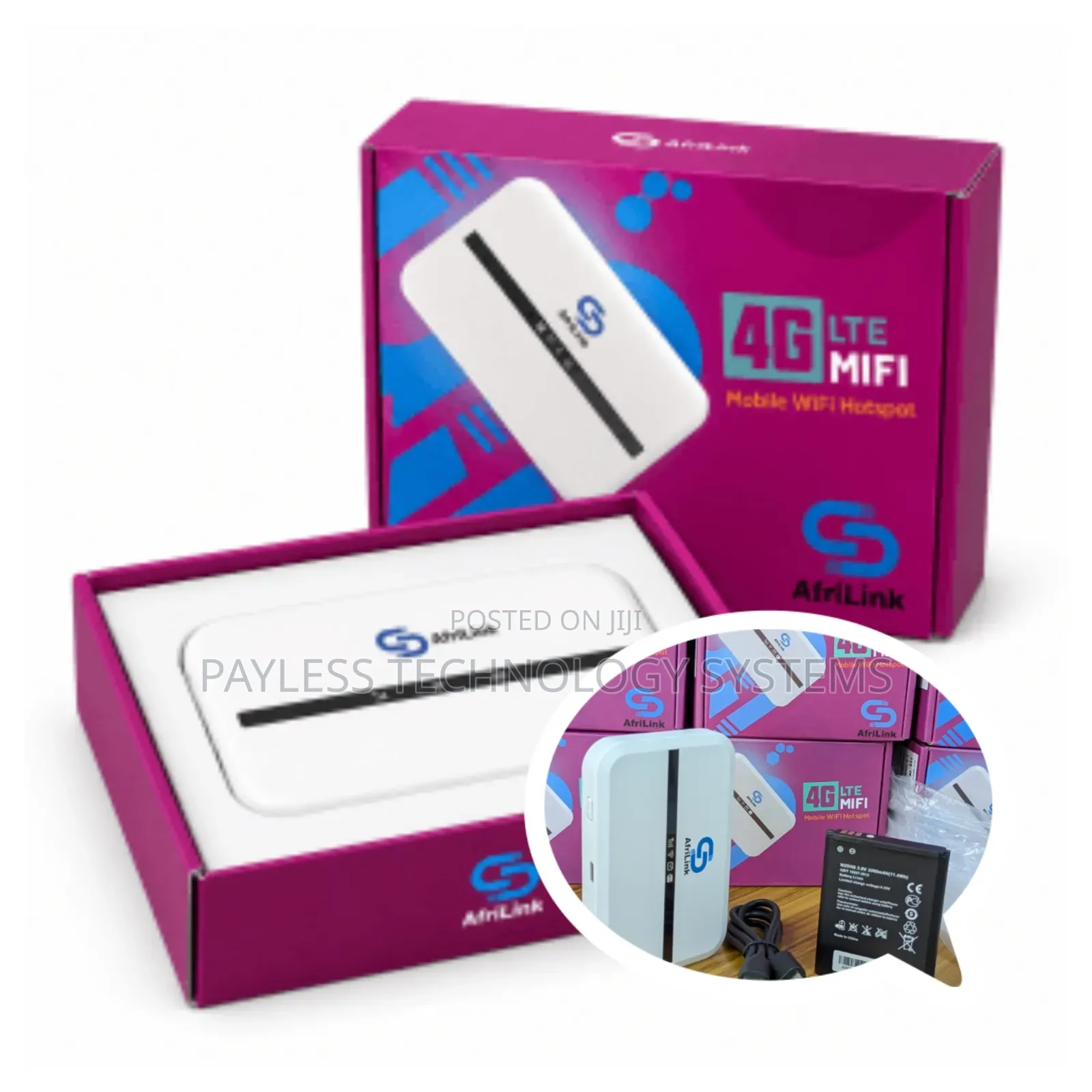 Afrilink Universal 4G LTE Mifi (Mobile Wireless Hotspot)