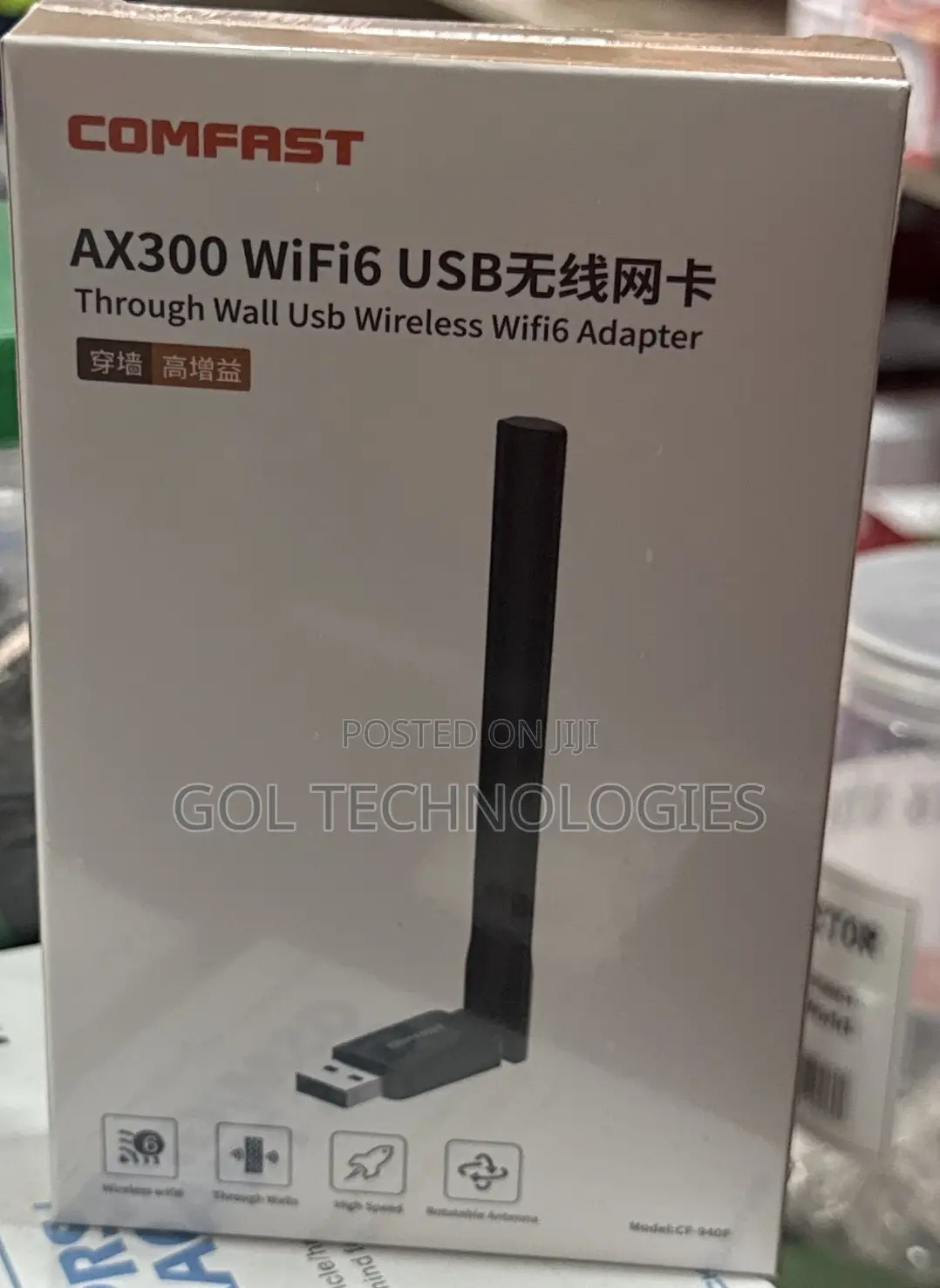 Comfast Ax300 Wifi6 USB Adapter Cf-940f