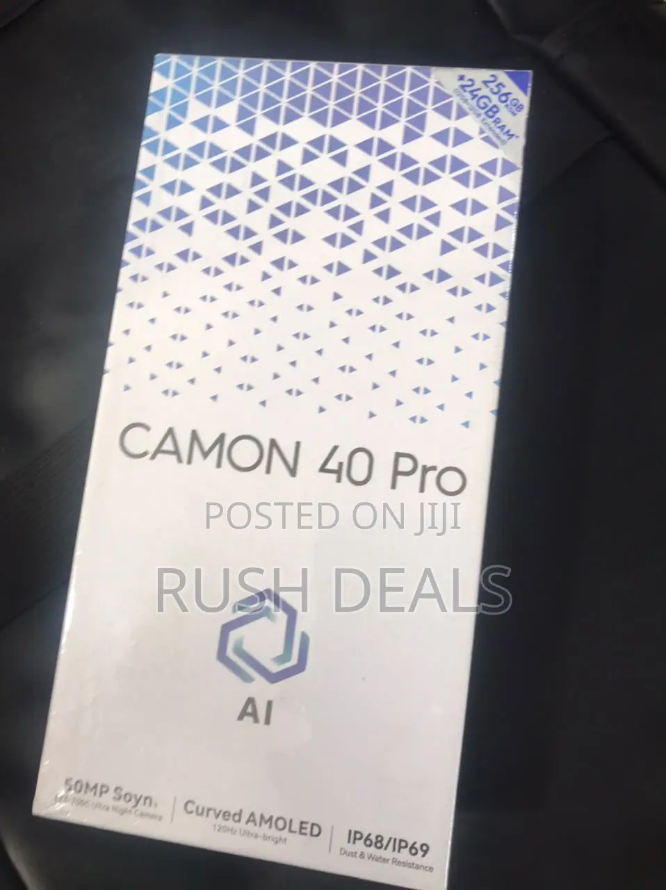 New Tecno Camon 40 Pro 5G 256 GB Black