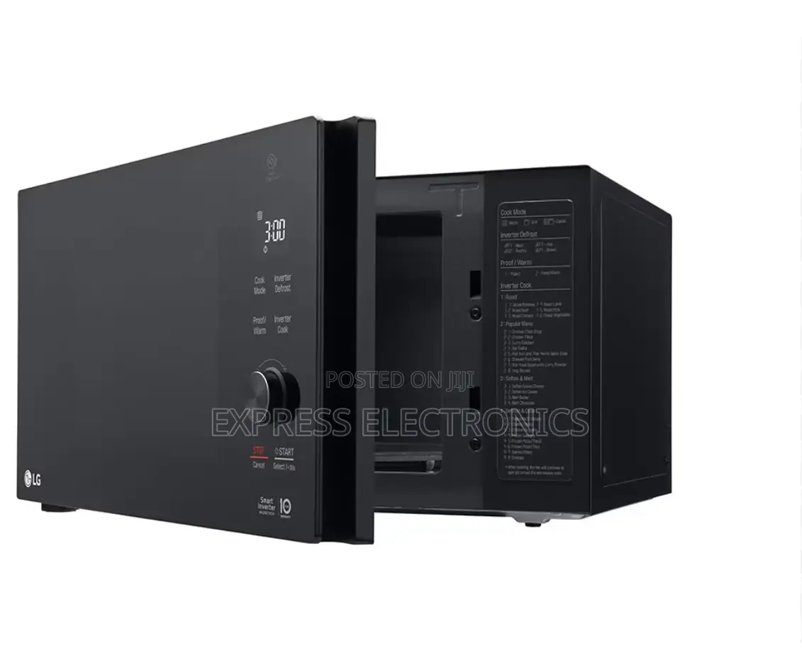 Microwave Oven 42L, Smart Inverter, Even Heating and Easy Clean, Black