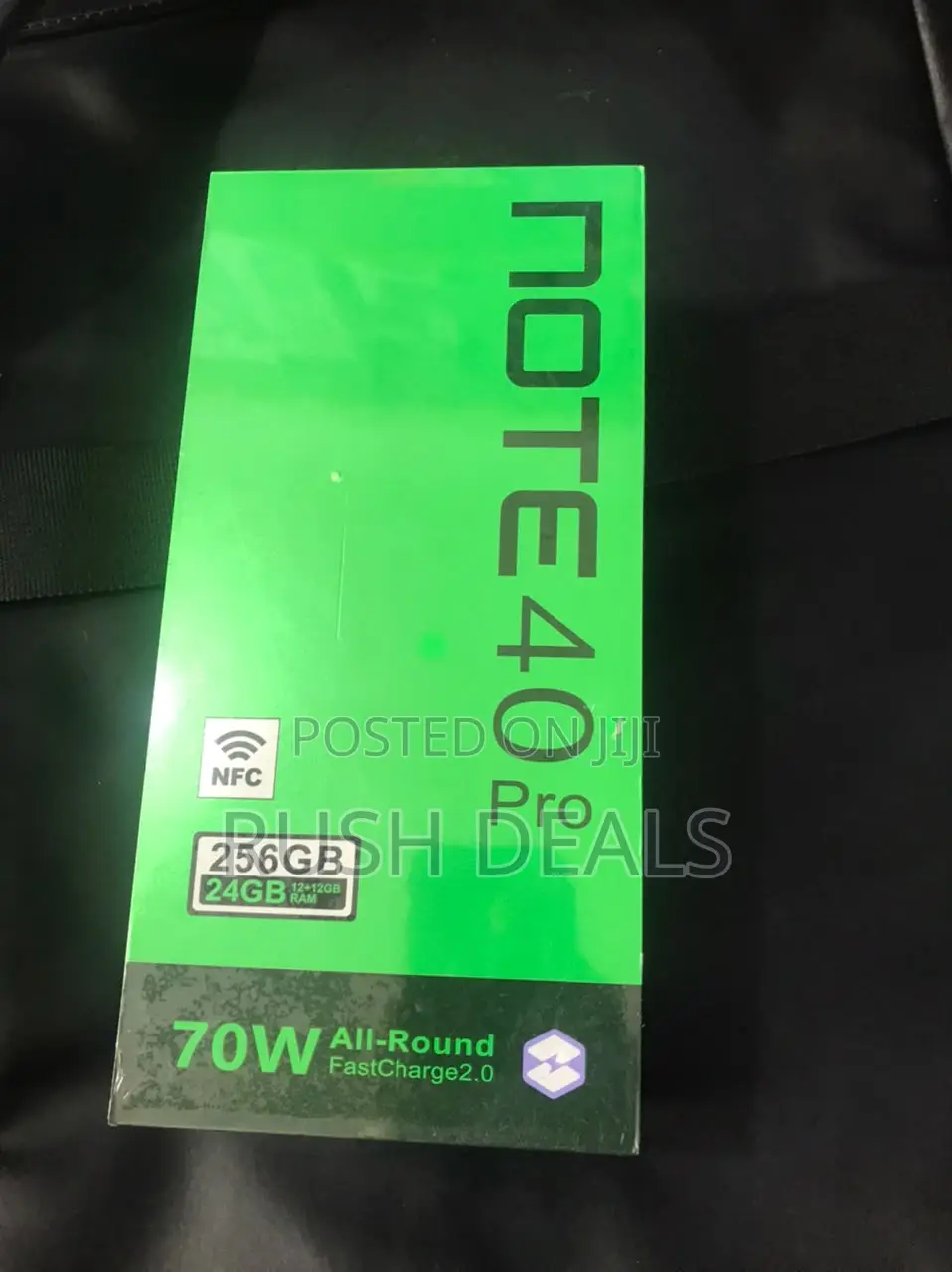 New Infinix Note 40 Pro 5G 256 GB Black