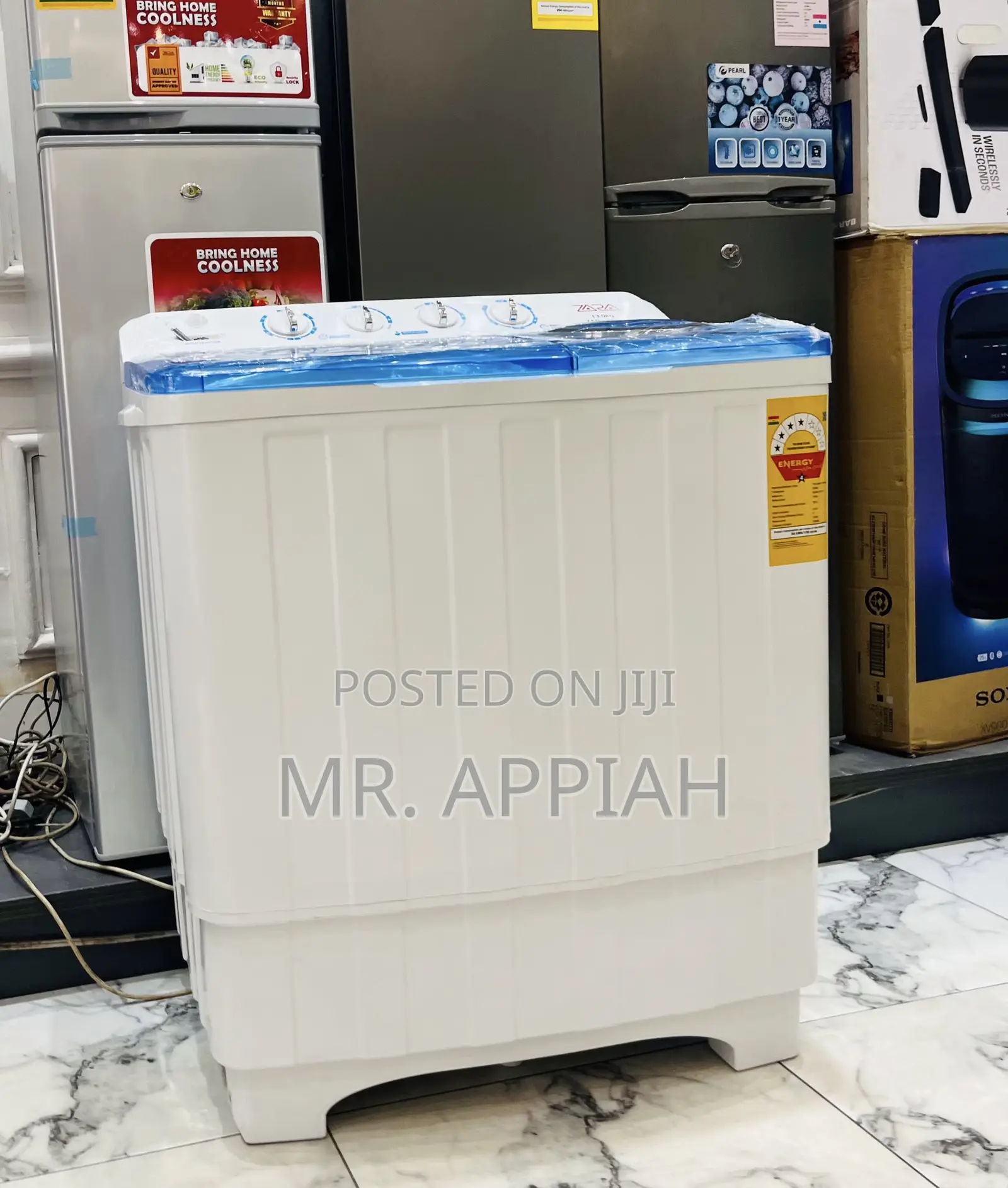 Spin Dry Top Load Nasco Washing Machine(Transparent) 