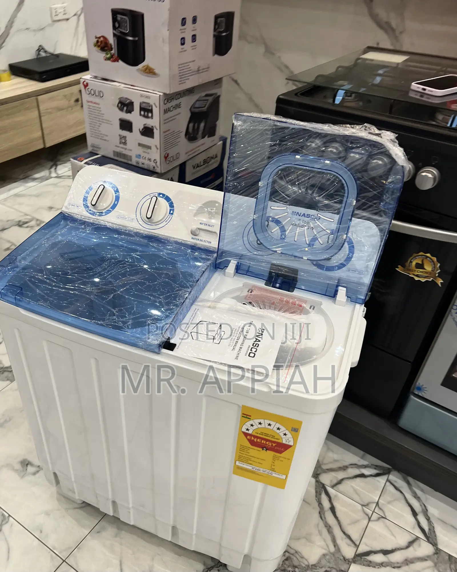 Semi-Automatic Electric Top Load Nasco Washing Machine 