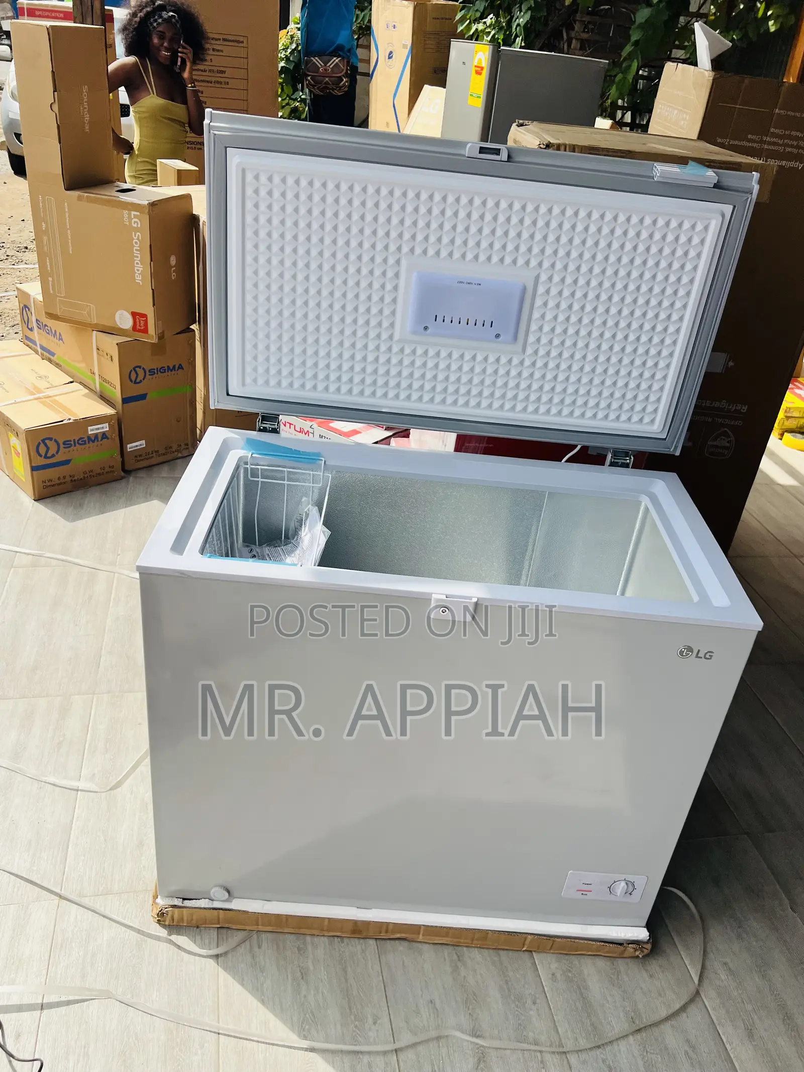 Order Quality LG Single Door Electric Chest Freezer(198Liters).