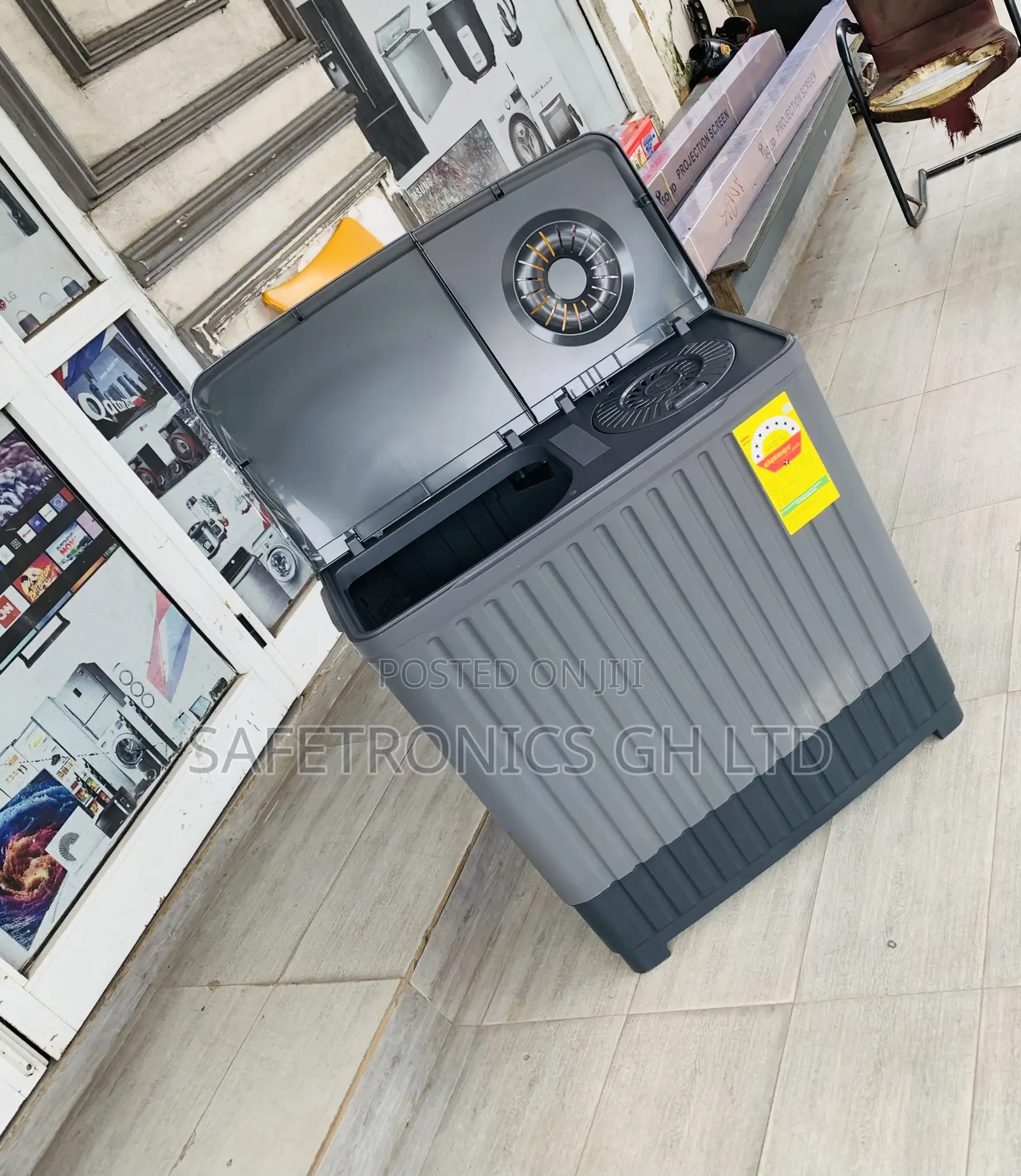 Try Lastest Grey Nasco 11kg Top Loader Washing Machine SemiAuto