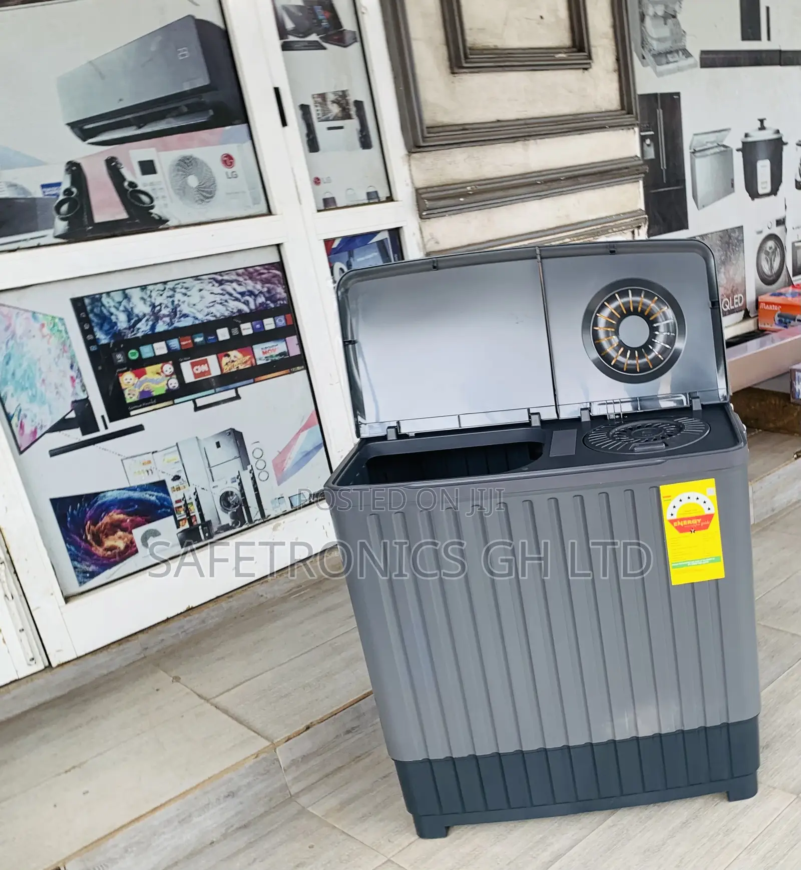 Try Lastest Grey Nasco 11kg Top Loader Washing Machine SemiAuto
