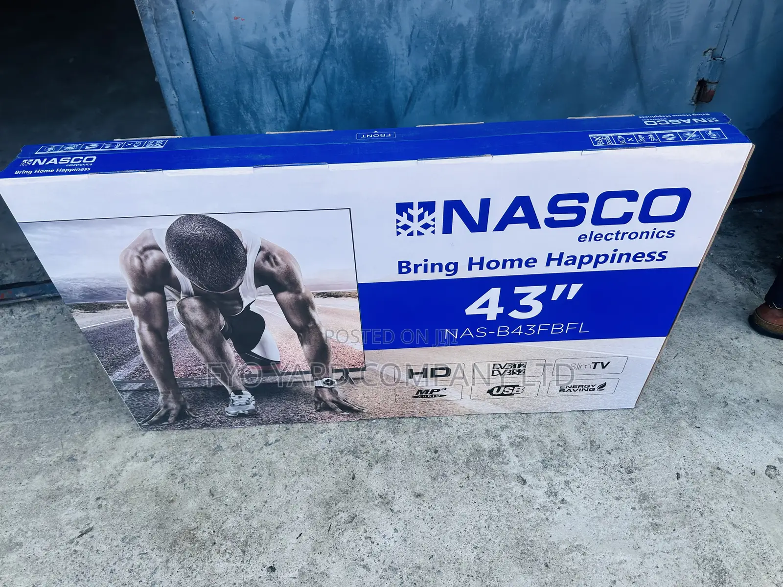 Full Digital Channels on Nasco 43 Inch Satellite HD Led TV