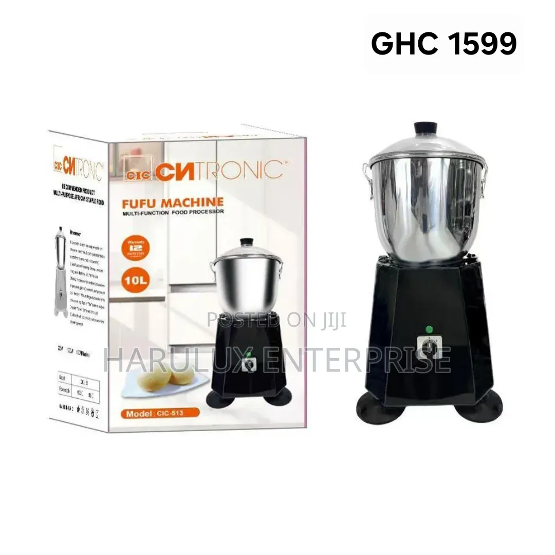 Cntronic 10L Multi-Function Fufu Machine Food Processor (CIC-513)