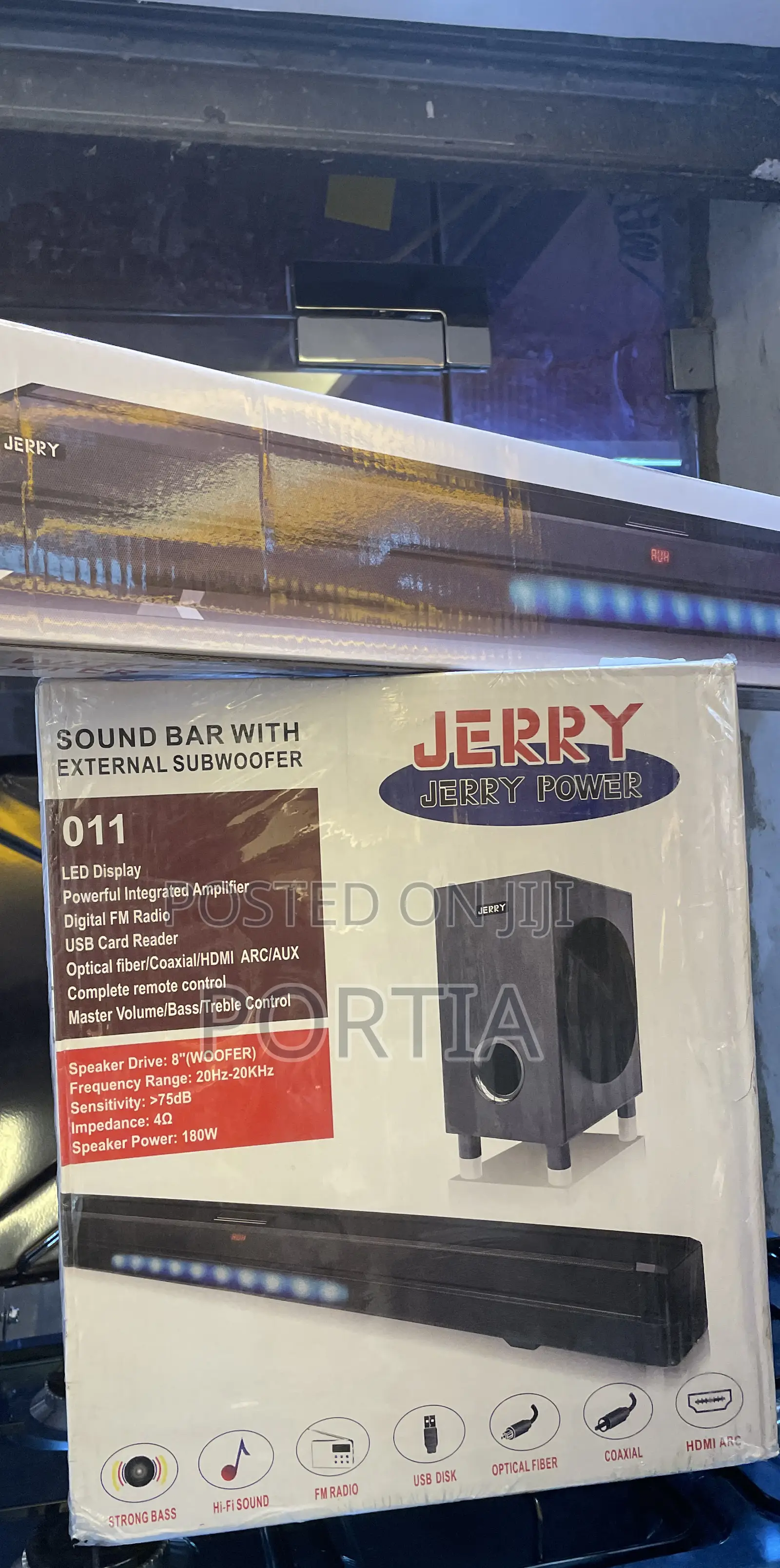 Brand New Sound Bar With External Subwoofer