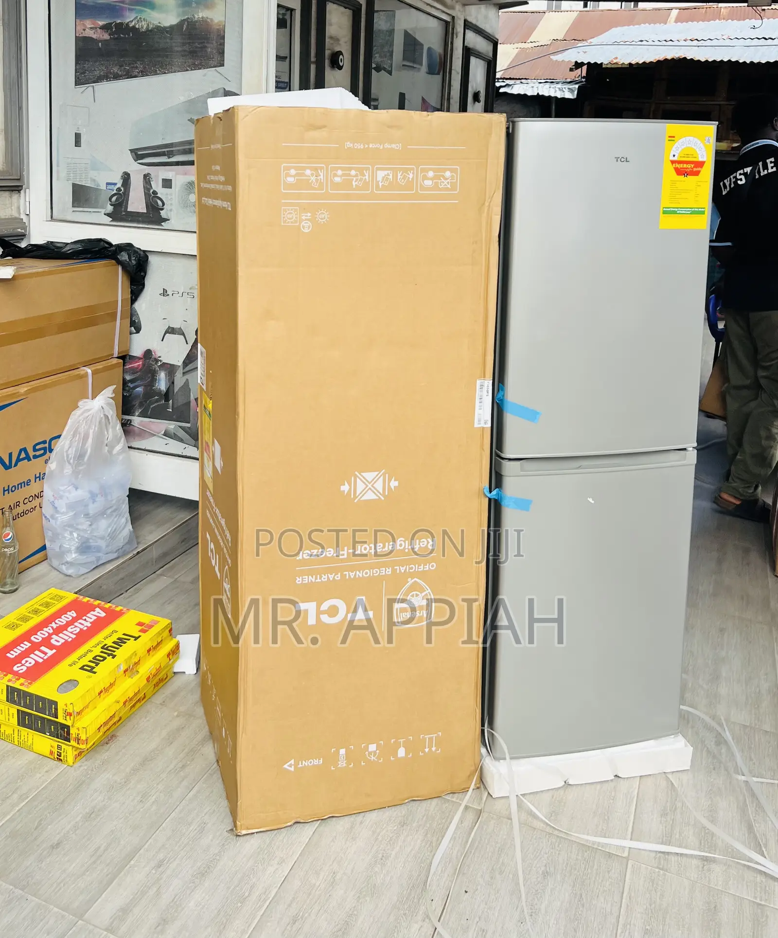 New TCL Double Door Electric Refrigerator(142Liters) 