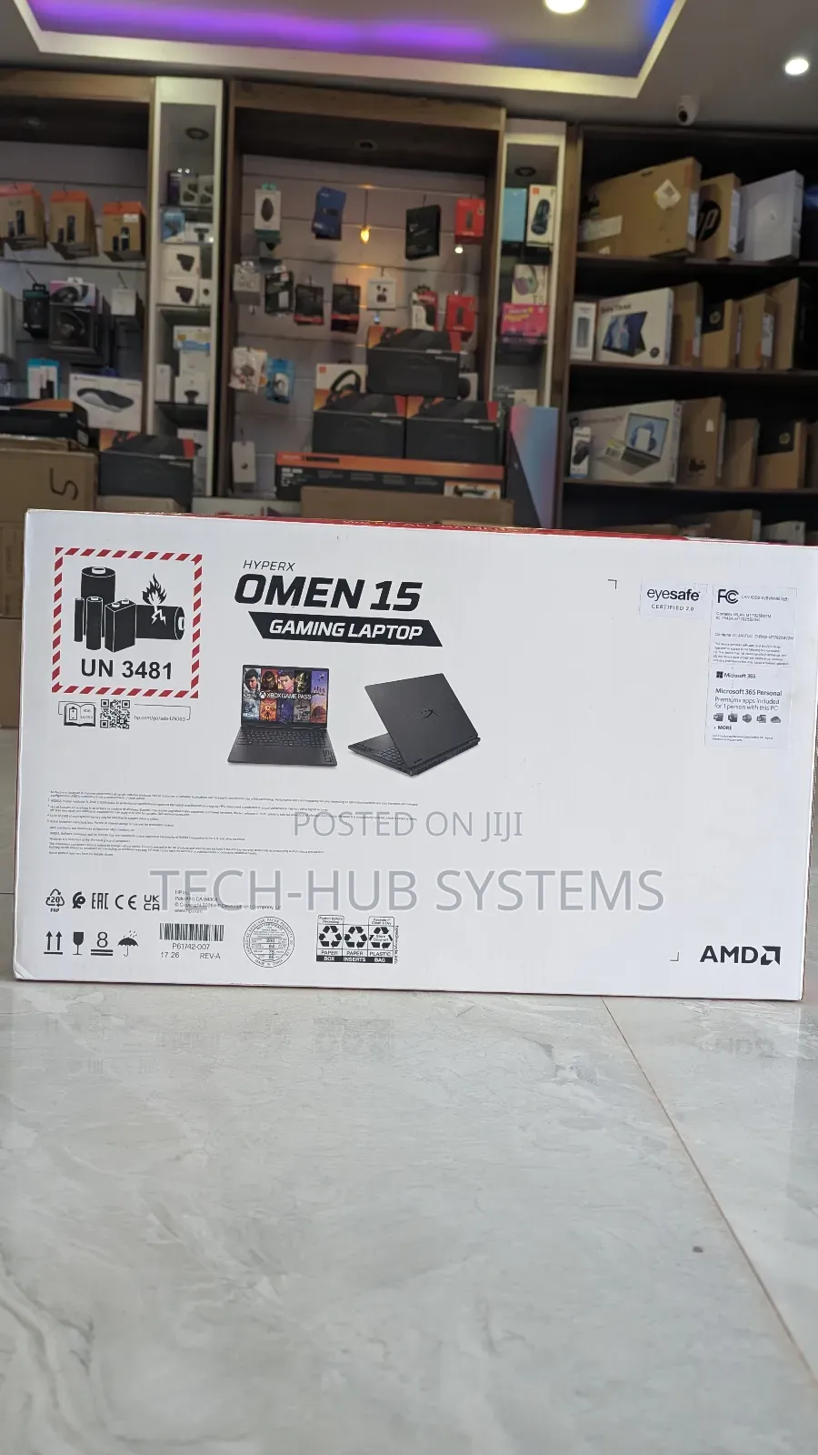 New Laptop HP Omen X 16GB AMD Ryzen 9 SSD 1T