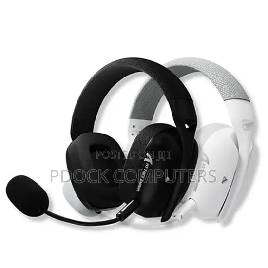 Attack Shark L80 Pro Tri-Mode Gaming Headset (Black White)