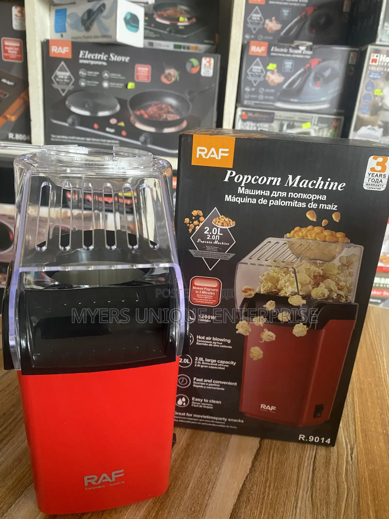 Hot Air Popcorn Maker