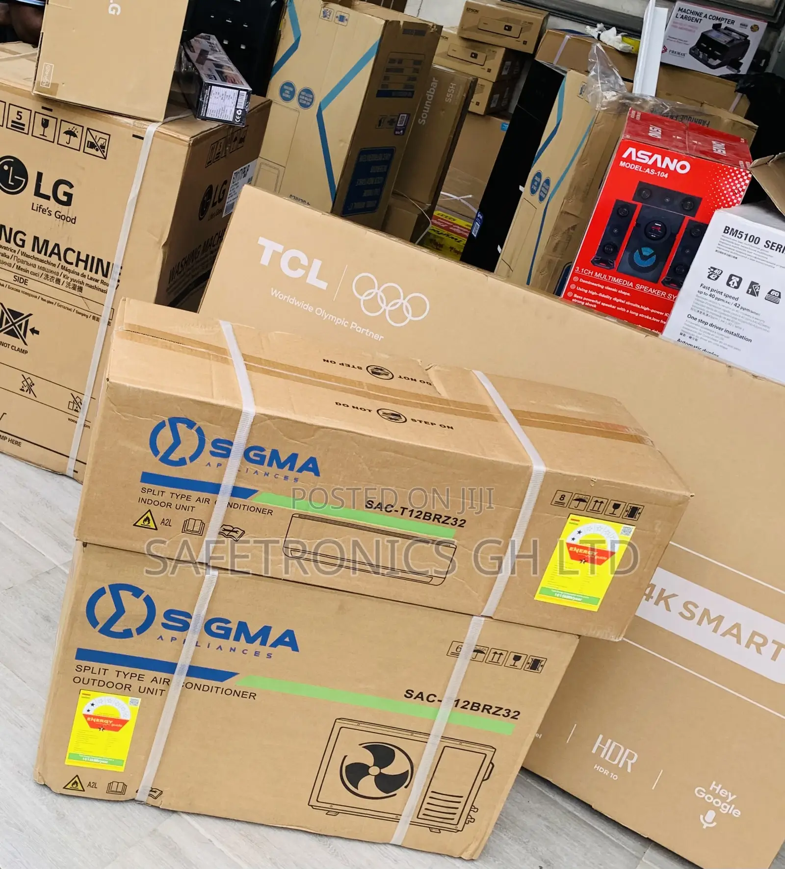 High Efficiency White Sigma 2.5 HP (Horsepower) Air Conditioners