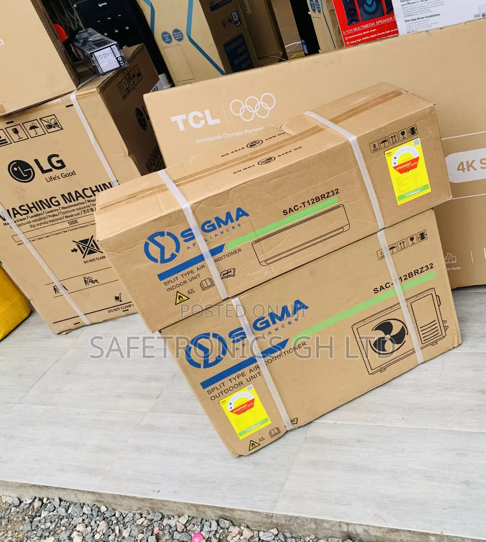High Efficiency White Sigma 2.5 HP (Horsepower) Air Conditioners