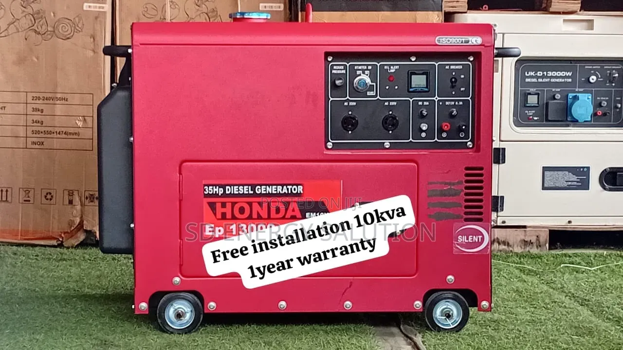Honda 10kVA Electric Start Diesel Generator Available 10kva