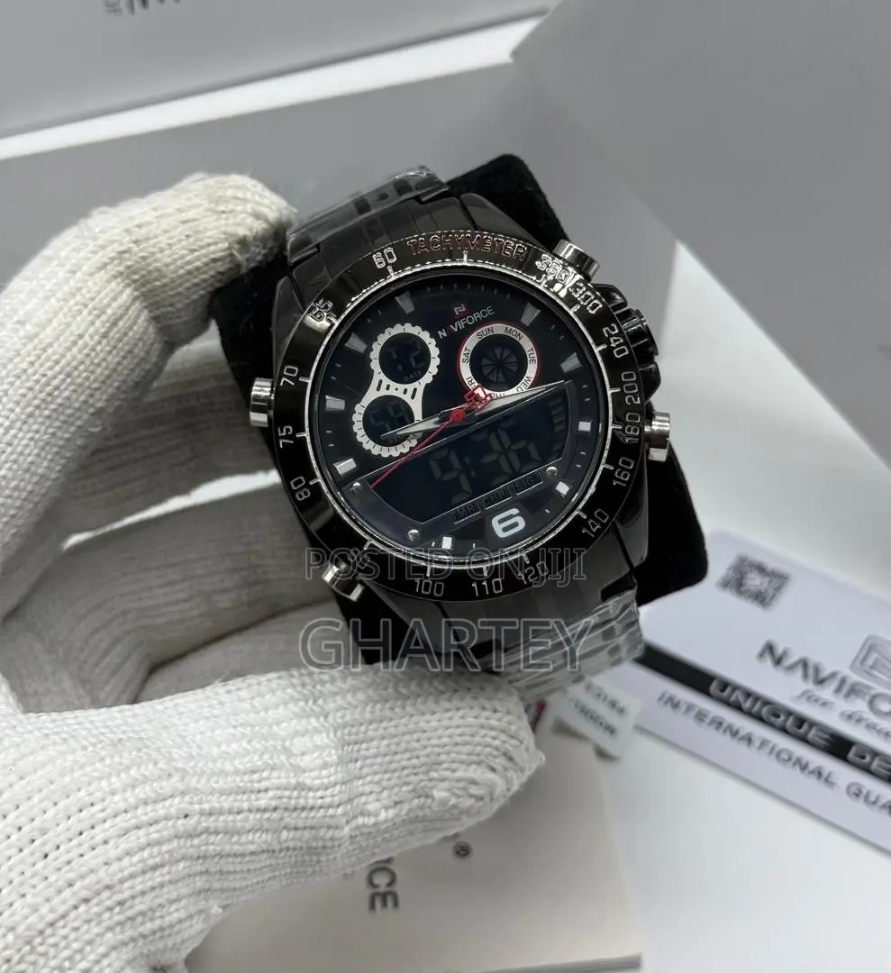 Naviforce Premium Dual Display Watch – Bold, Stylish