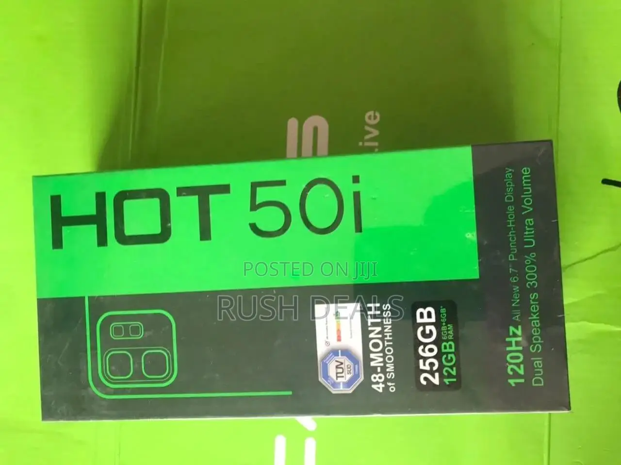 New Infinix Hot 50i 256 GB Black