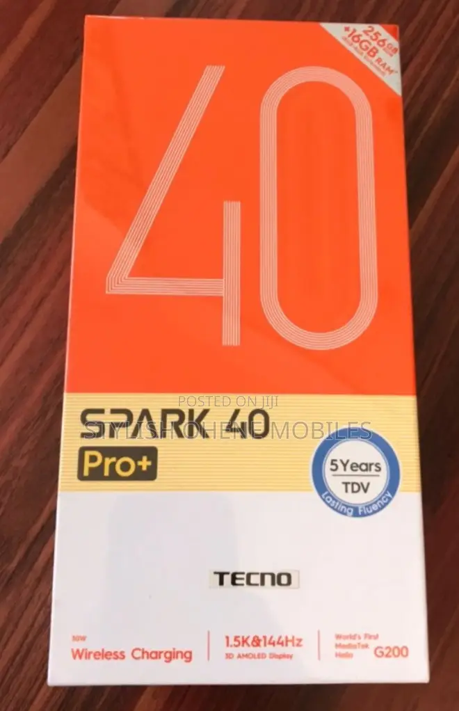 New Tecno Spark 40 Pro+ 256 GB Gold