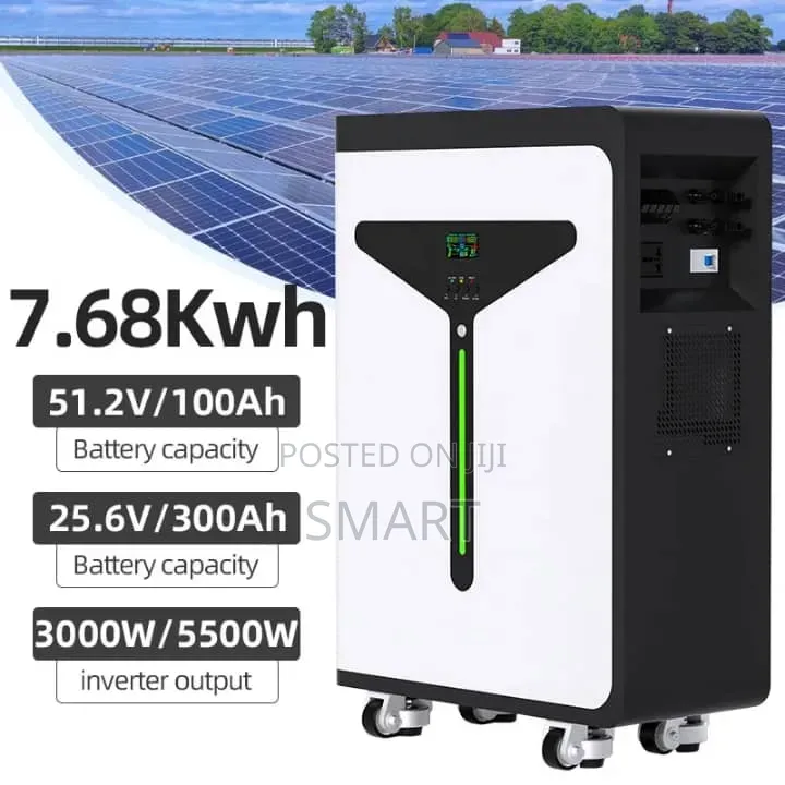 3/7.68kwh Lifep04 Lithium Battery. 51.2v 300ah/ BMS 200a