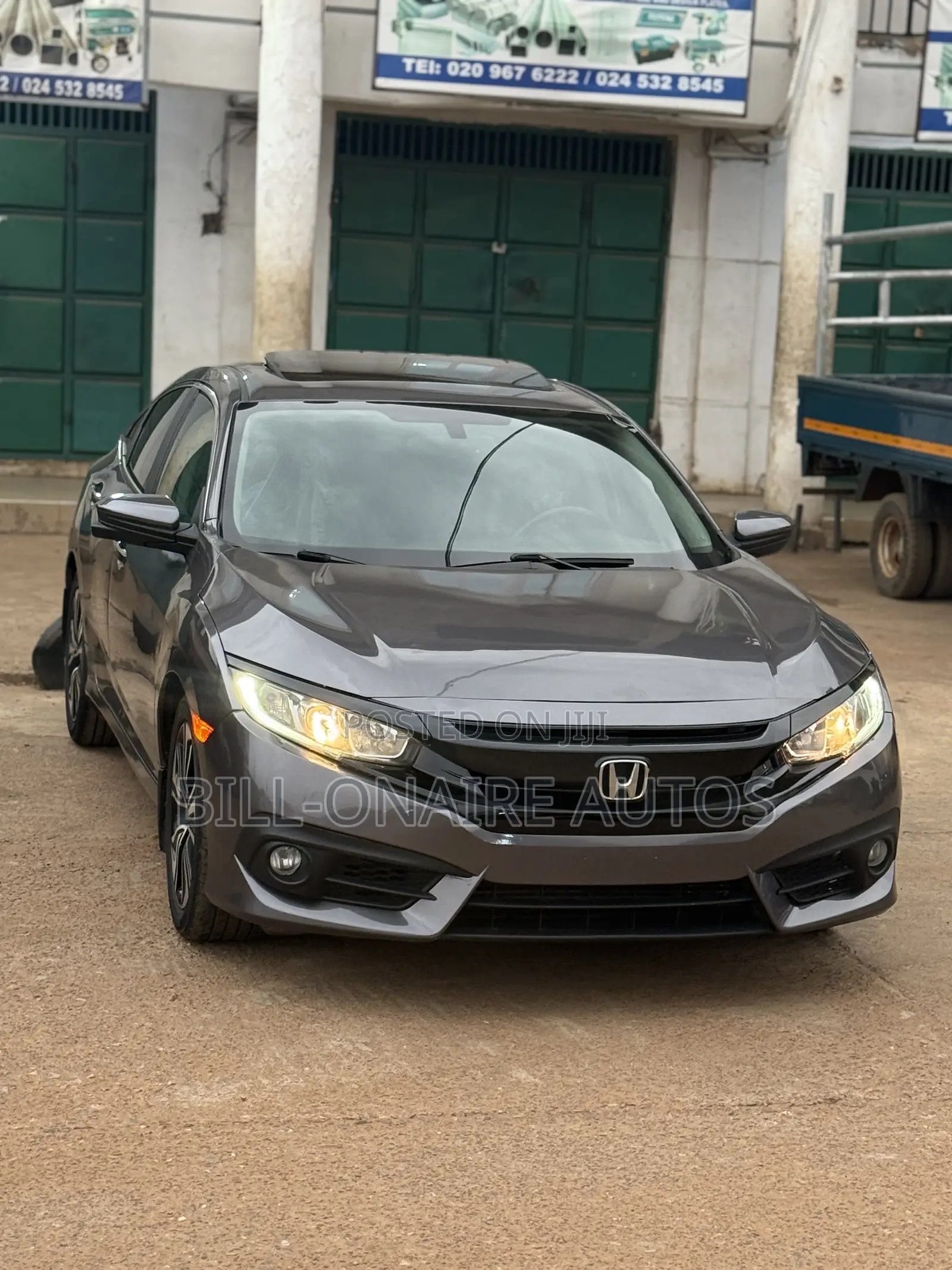Honda Civic EX-L 4dr Sedan (1.5L 4cyl) 2016 Gray