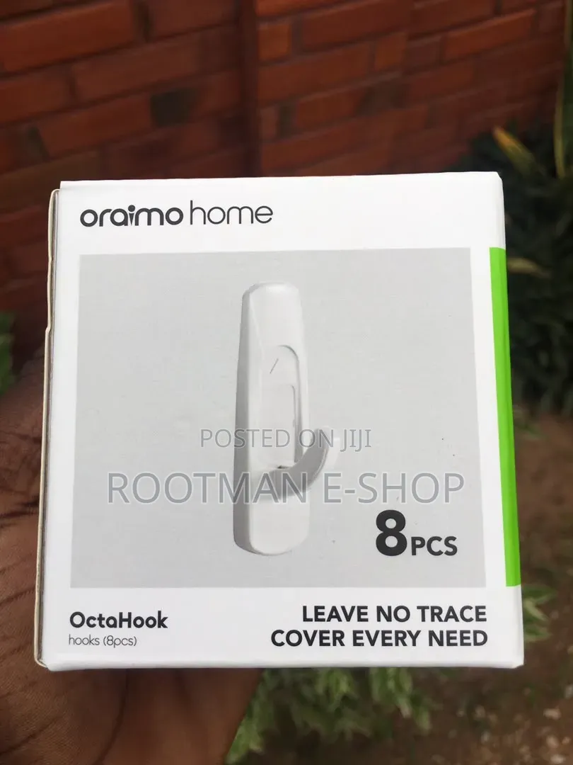 Oraimo Hooks Traceless Strong OctaHook (8pcs)